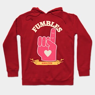 Fumbles and fun american football Hoodie